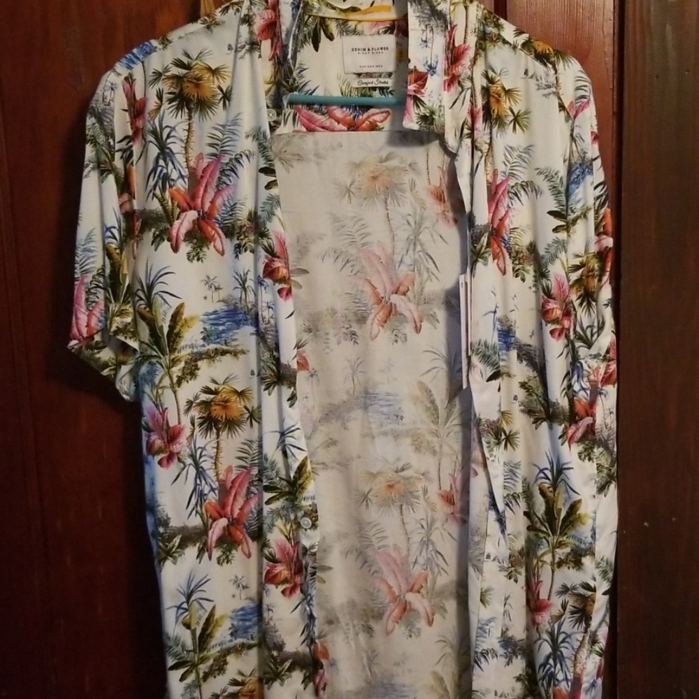 Mens button up- comfort stretch